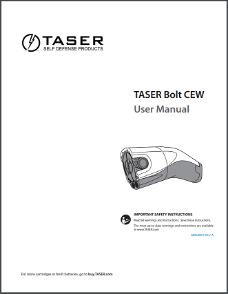 Taser Bolt User Manual